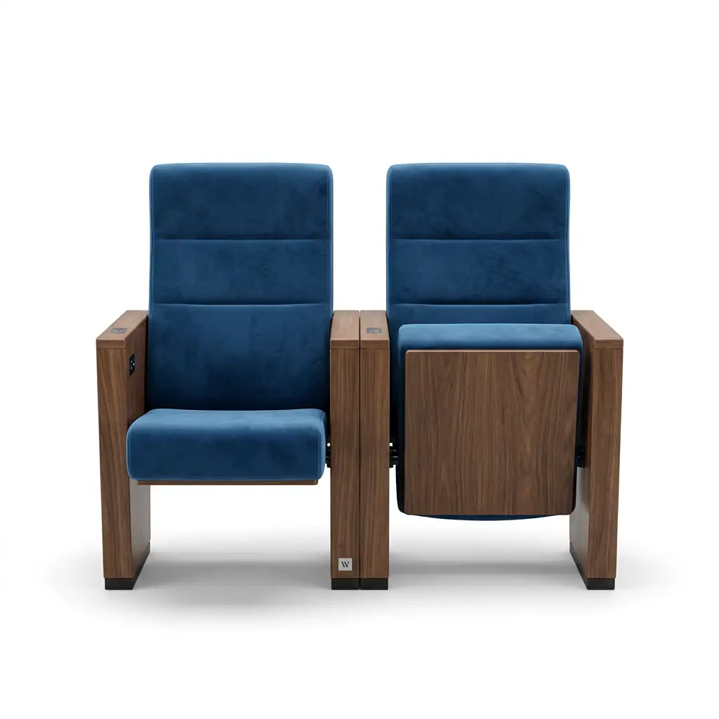 CHAIRS (12).png Deluxe Wooden Synagogue Chair - Image 1